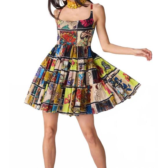 NEW SAAKSHA & KINNI tia mini dress in multi